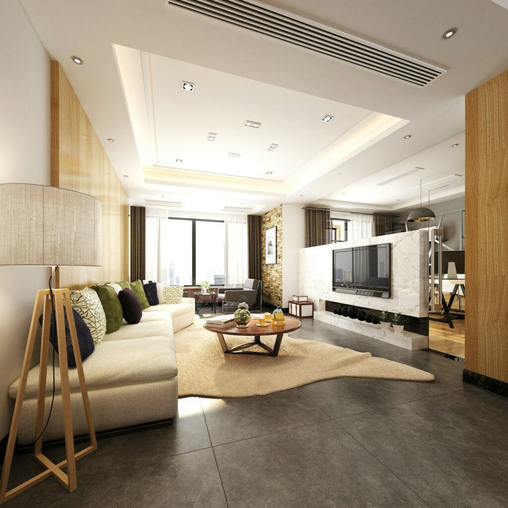 modern salon carpet
